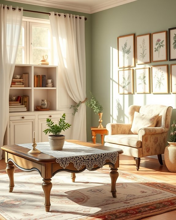 vintage decor and colors