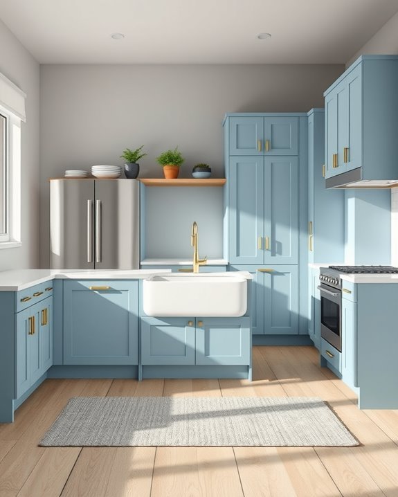vintage dusty blue elegance