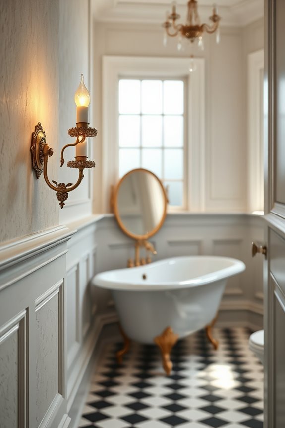 vintage elegance for bathrooms