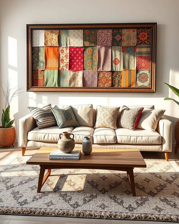 vintage fabric decor ideas