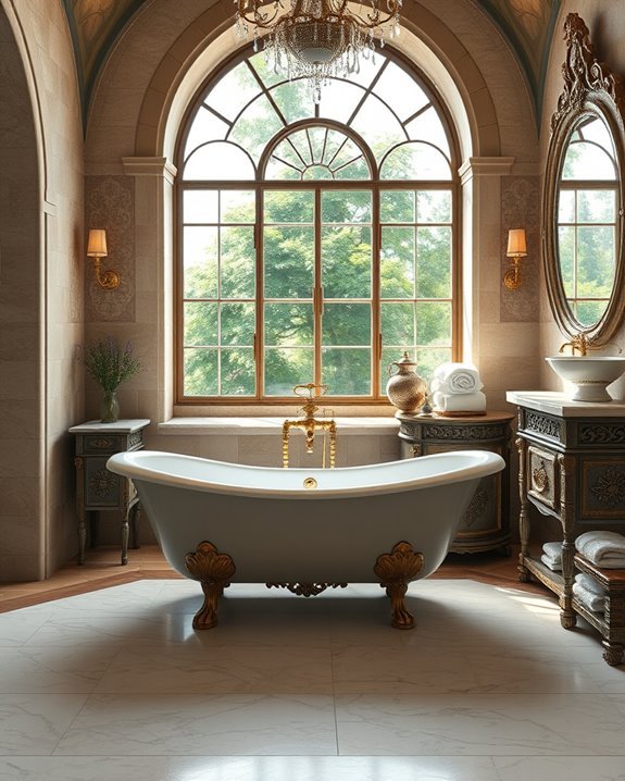 vintage faucets enhance elegance