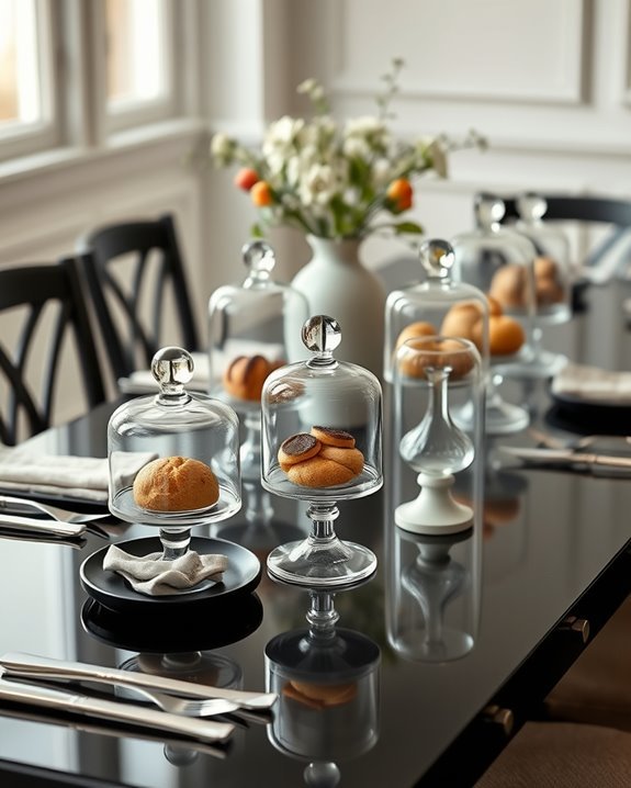 vintage glass dome decor