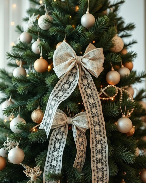 vintage lace holiday elegance