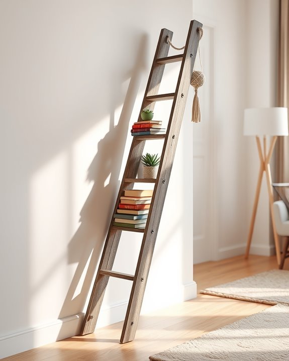 vintage ladder home display