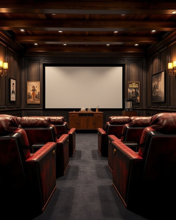 vintage seating for movies