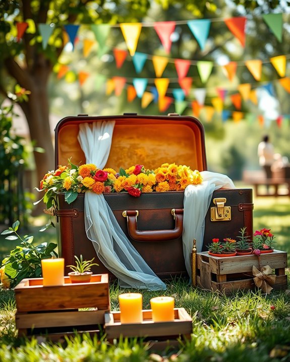 vintage suitcase decor ideas