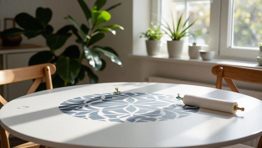 visual guidance for stenciling