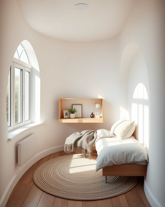 wall mounted desk efficiency