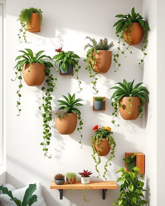 wall mounted planter creativity
