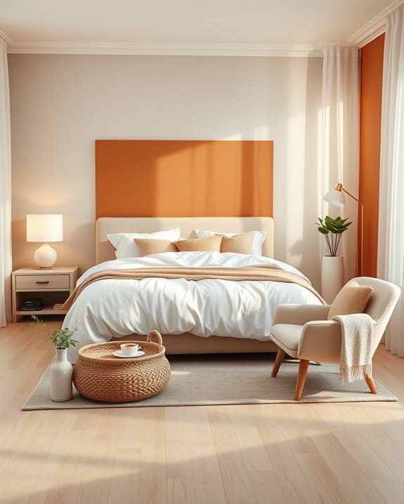 warm accent wall ideas