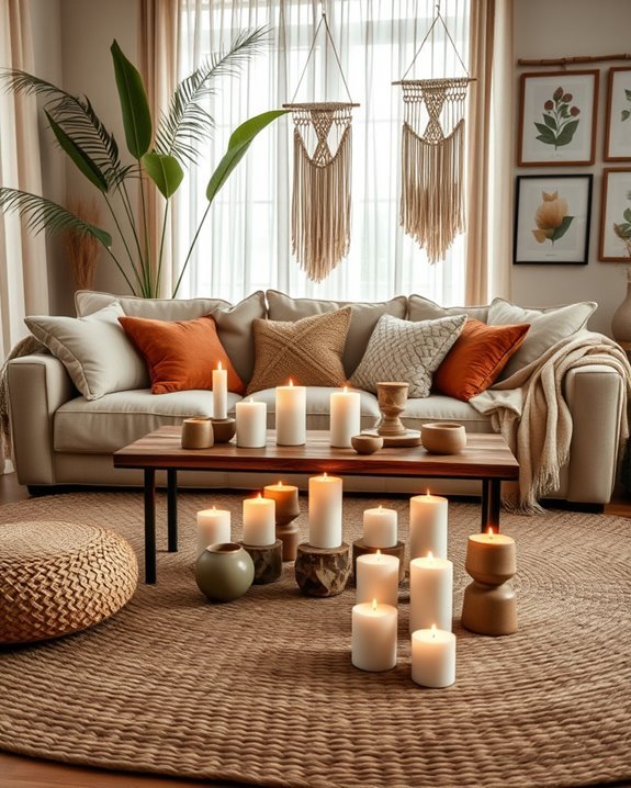 warm candlelit cozy ambiance