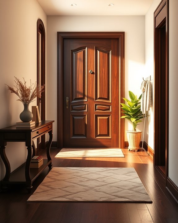 warm elegant dark wood