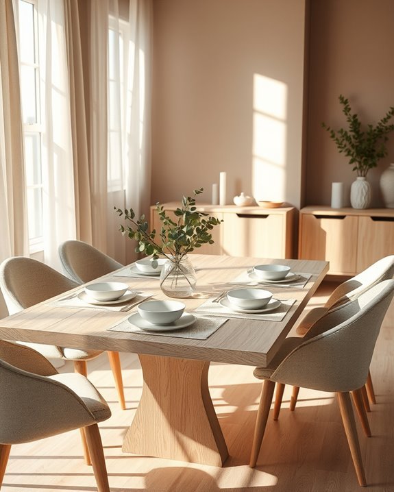 warm inviting dining atmosphere