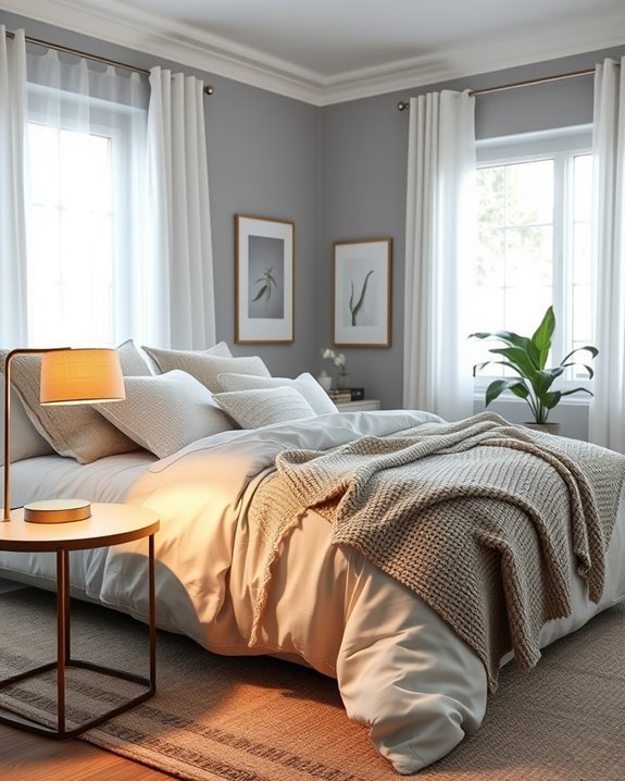 warm lighting for coziness