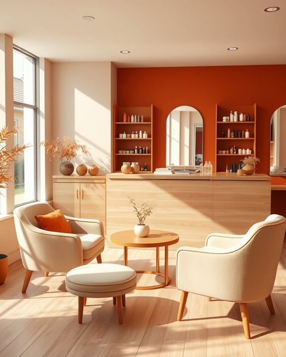 warm neutrals and inviting accents