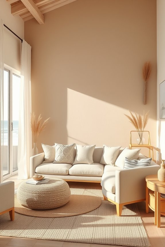 warm sand beach decor