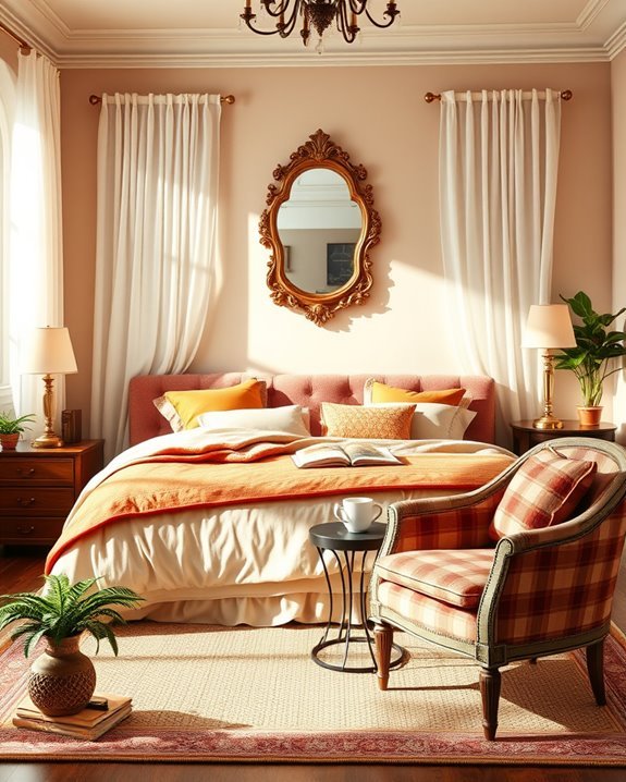 warm tranquil bedroom retreat