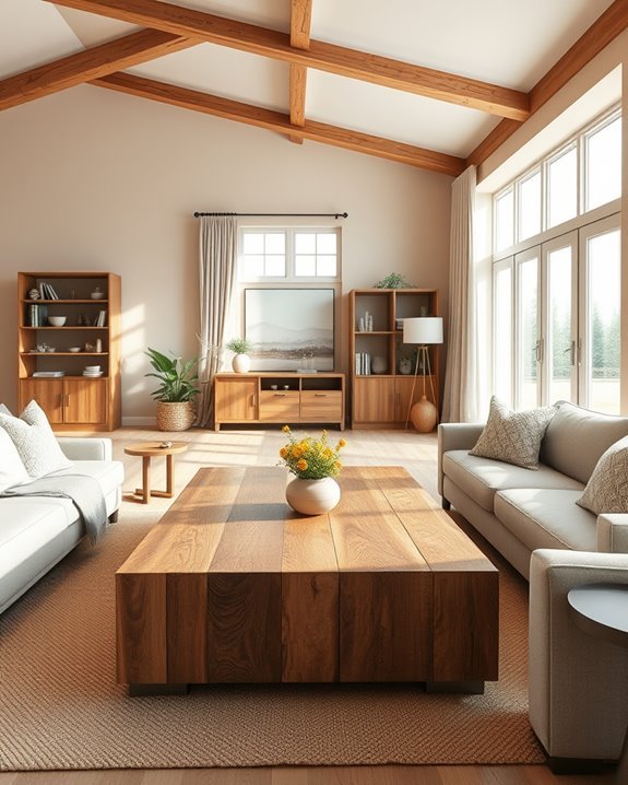 warm wood cozy textures