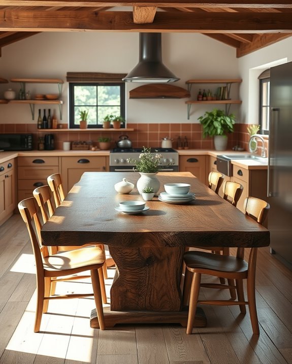 warmth and rustic charm