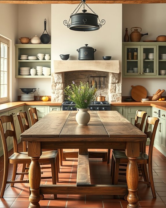 warmth and rustic elegance