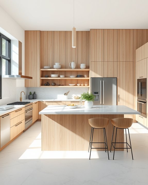 warmth through natural wood