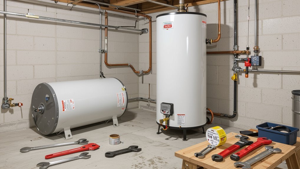 water heater replacement process