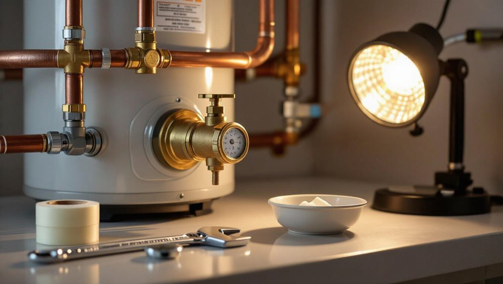 water heater safety valve