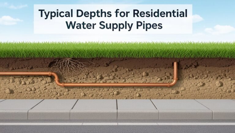 water pipe burial depth
