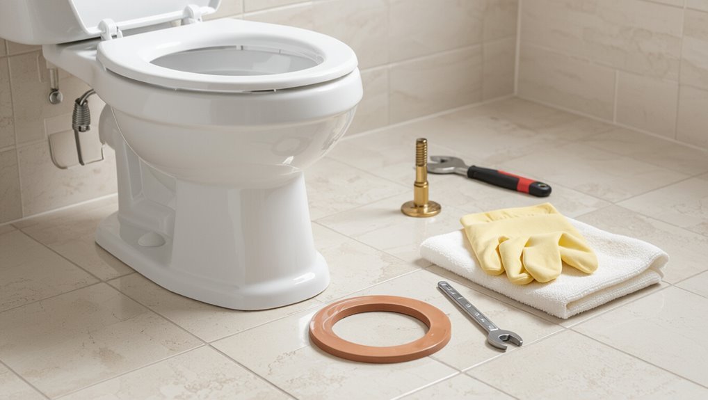 wax ring prevents leaks
