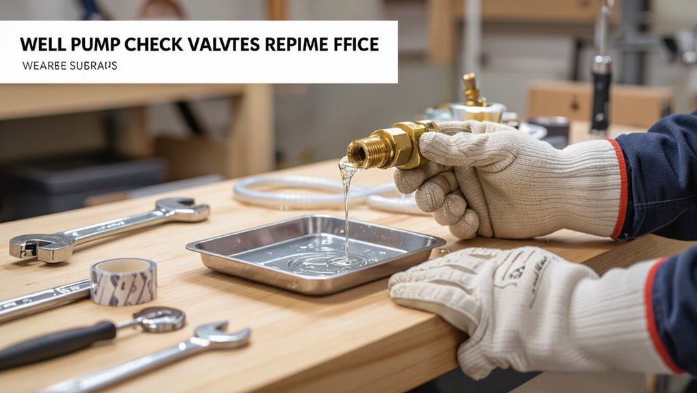 well pump check valve