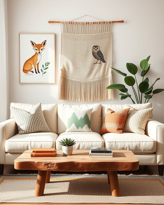 whimsical animal wall art