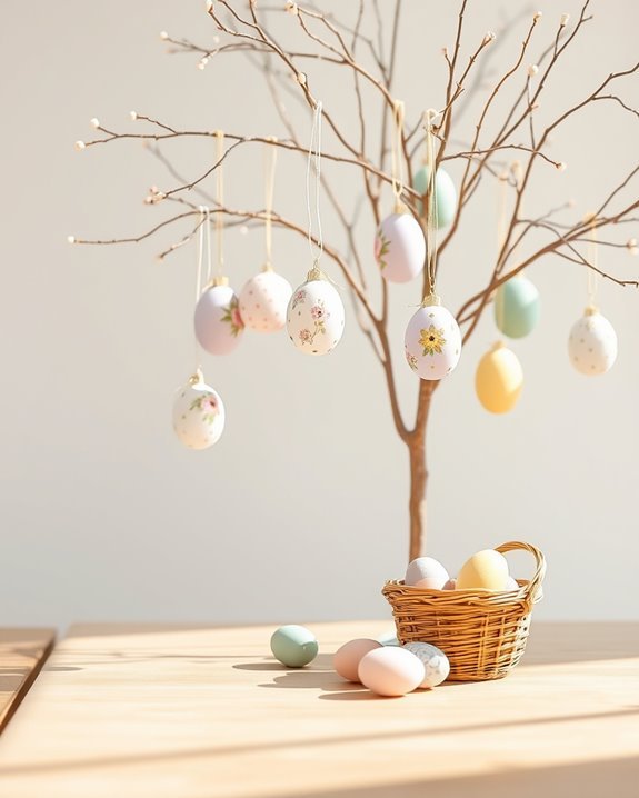 whimsical easter egg display