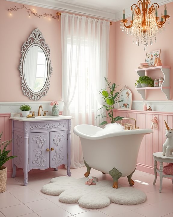 whimsical fairy tale bathroom