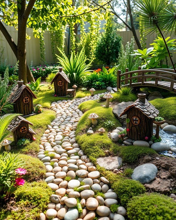 whimsical miniature fairy garden