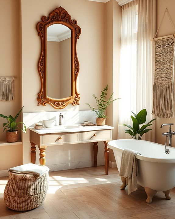 whimsical mirrors enhance aesthetics