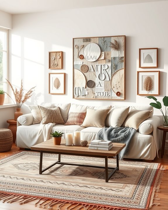 whimsical mixed media collages