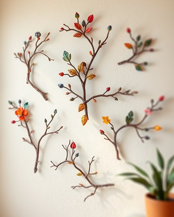 whimsical natural wall art