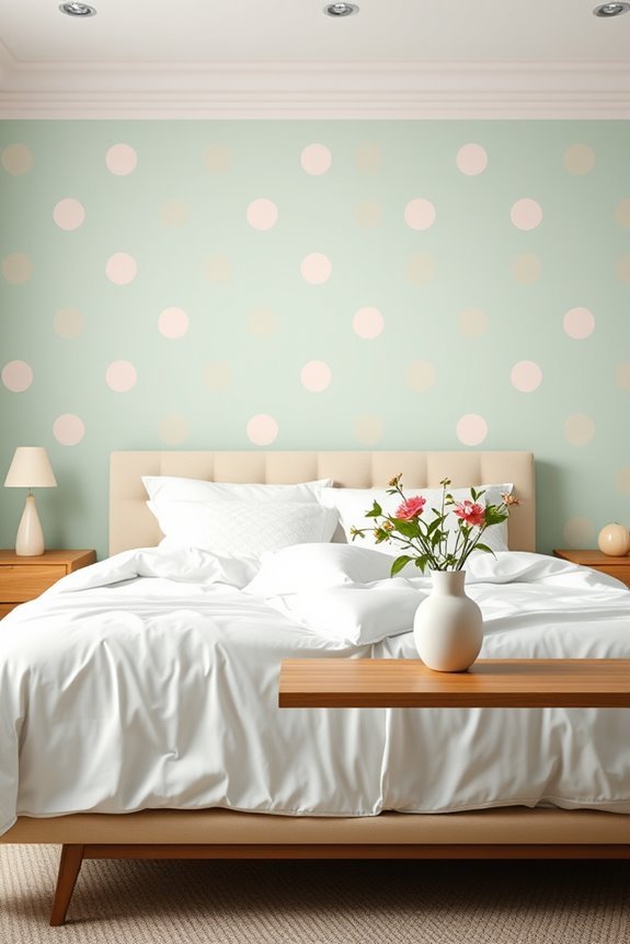 whimsical polka dot decor