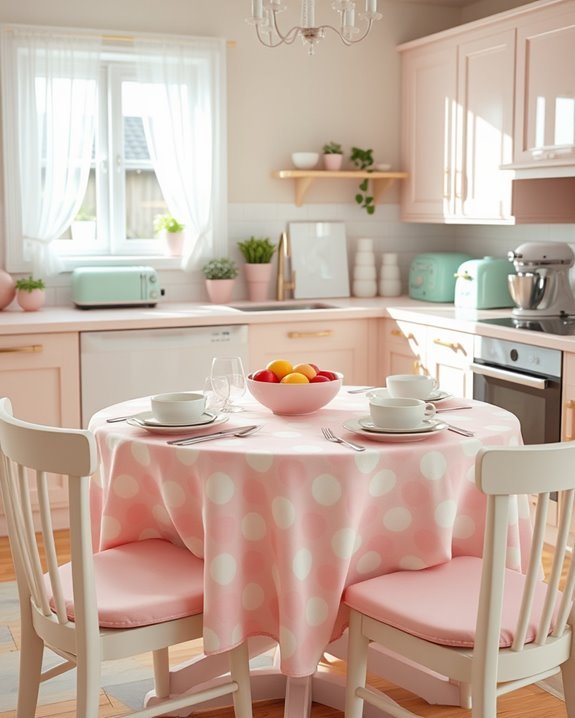 whimsical polka dot decor