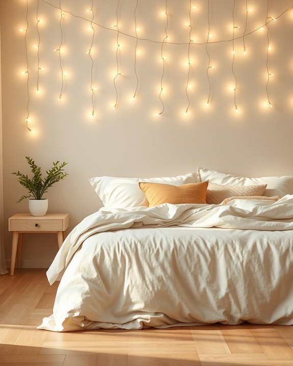 whimsical string lights ambiance