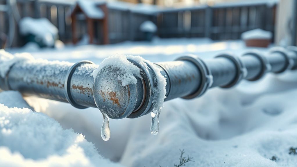 wind affects plumbing freezing