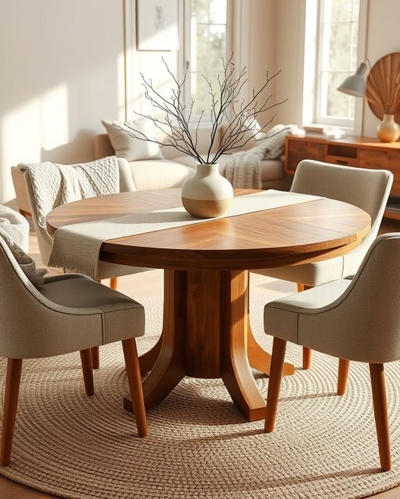 wood and fabric synergy