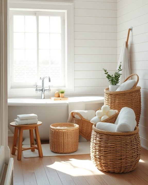 woven baskets for organization