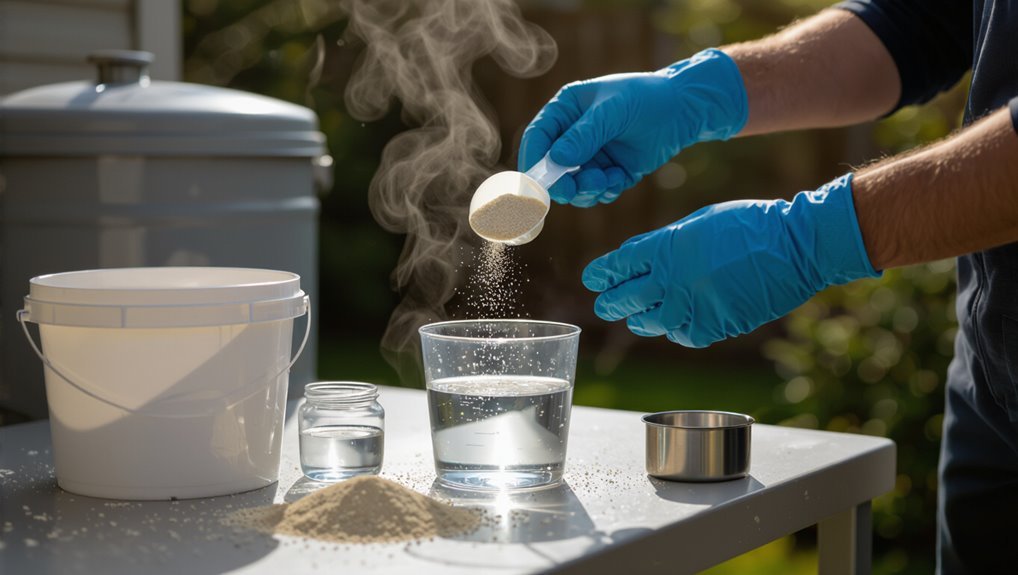 yeast enhances septic tank decomposition