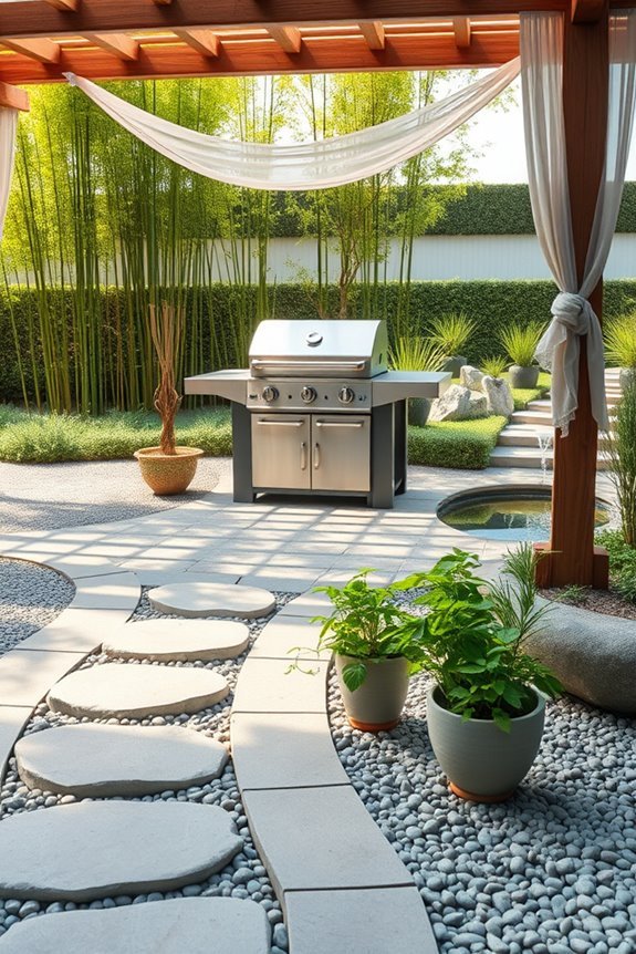 zen bbq garden retreat